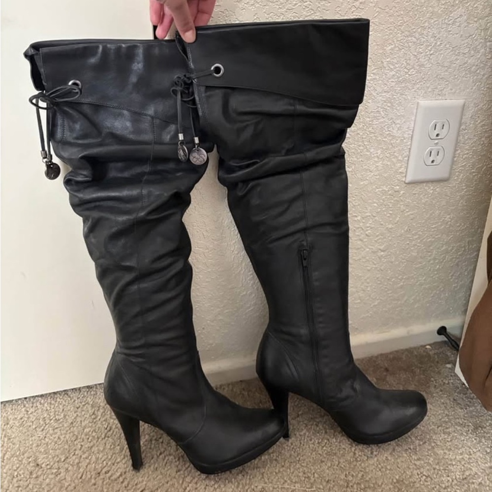 Jessica Simpson Black Heeled Boots